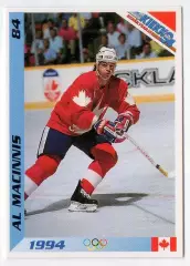 Хоккей. Карточка Al MacInnis/Эл Макиннис (Канада, Калгари Флэймз) НХЛ/NHL 1994