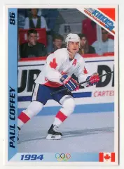 Хоккей. Карточка Paul Coffey/Пол Коффи (Канада, Детройт Ред Уингз) НХЛ/NHL 1994