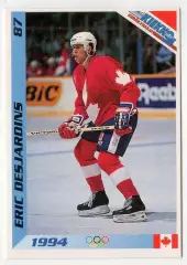 Хоккей. Карточка Eric Desjardins/Эрик Дежарден Канада/Монреаль Канадиенс НХЛ/NHL