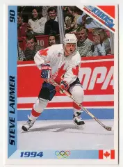 Хоккей. Карточка Steve Larmer/Стив Лармер Канада/Нью-Йорк Рейнджерс НХЛ/NHL 1994