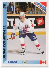 Хоккей. Карточка Russ Courtnall/Расс Куртнолл (Канада/Даллас Старз) НХЛ/NHL 1994