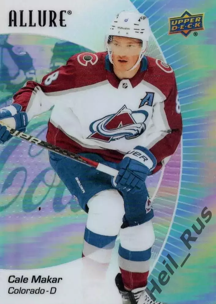Карточка Cale Makar / Кейл Макар (Colorado Avalanche/Колорадо Эвеланш) НХЛ/NHL