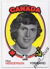Хоккей. Карточка Paul Henderson/Пол Хендерсон, СССР-Канада Суперсерия 1972 года
