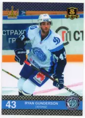 Хоккей. Карточка Райан Гундерсон (Динамо Минск, США) КХЛ/KHL 8 сезон 2015/16