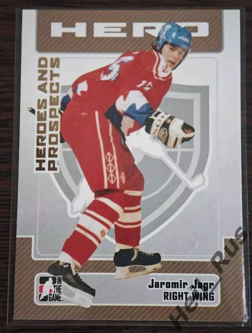 Хоккей. Карточка Jaromir Jagr/Яромир Ягр Чехословакия, Авангард Омск НХЛ/NHL/КХЛ