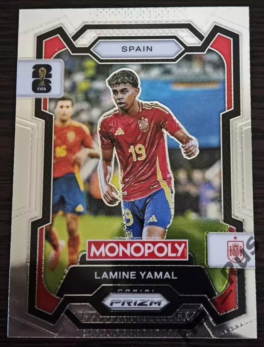 Футбол. Карточка Lamine Yamal/Ламин Ямаль Испания, Барселона Чемпионат Мира 2026