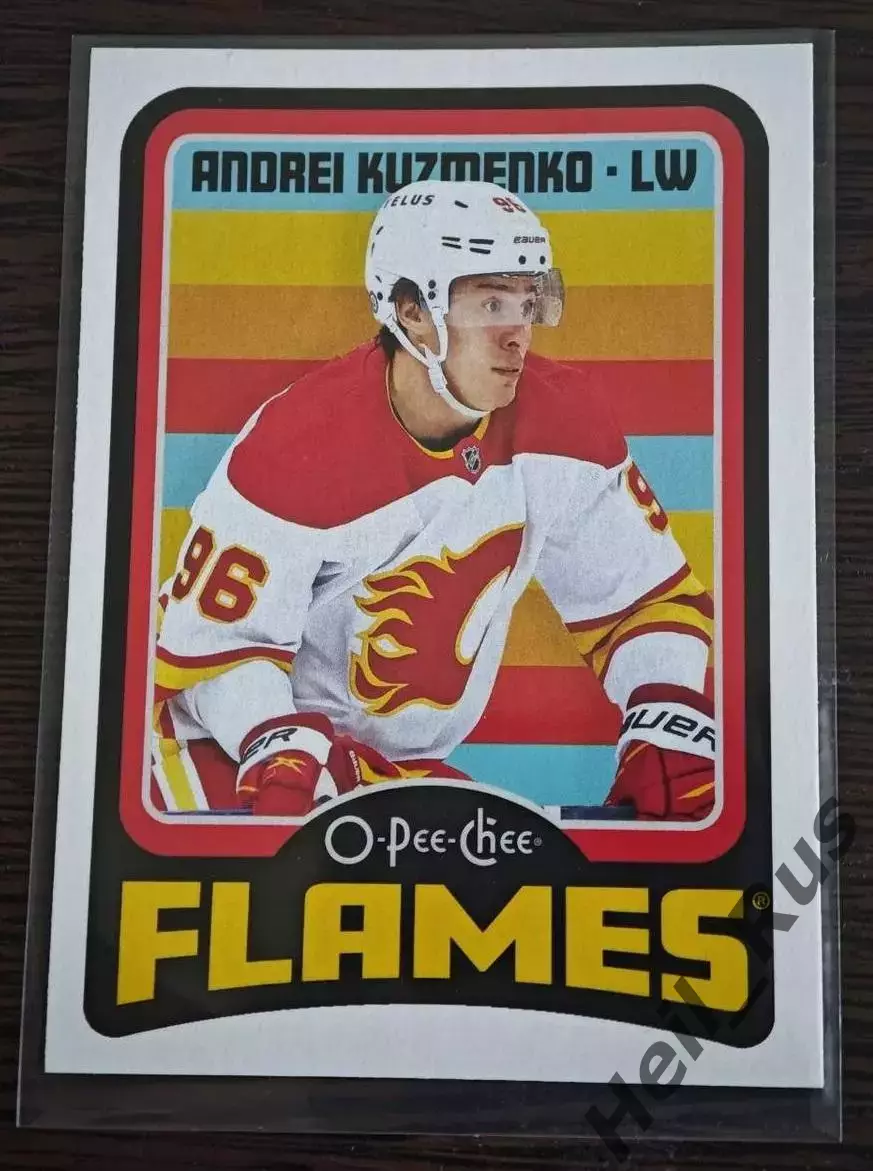 Карточка Андрей Кузьменко (Calgary Flames/Калгари Флэймз/ЦСКА/СКА) НХЛ/NHL, КХЛ