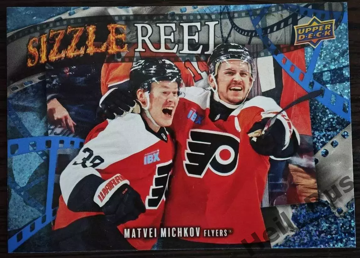 Хоккей. Карточка Матвей Мичков Flyers/Филадельфия Флайерз, Сочи, СКА НХЛ/NHL/КХЛ