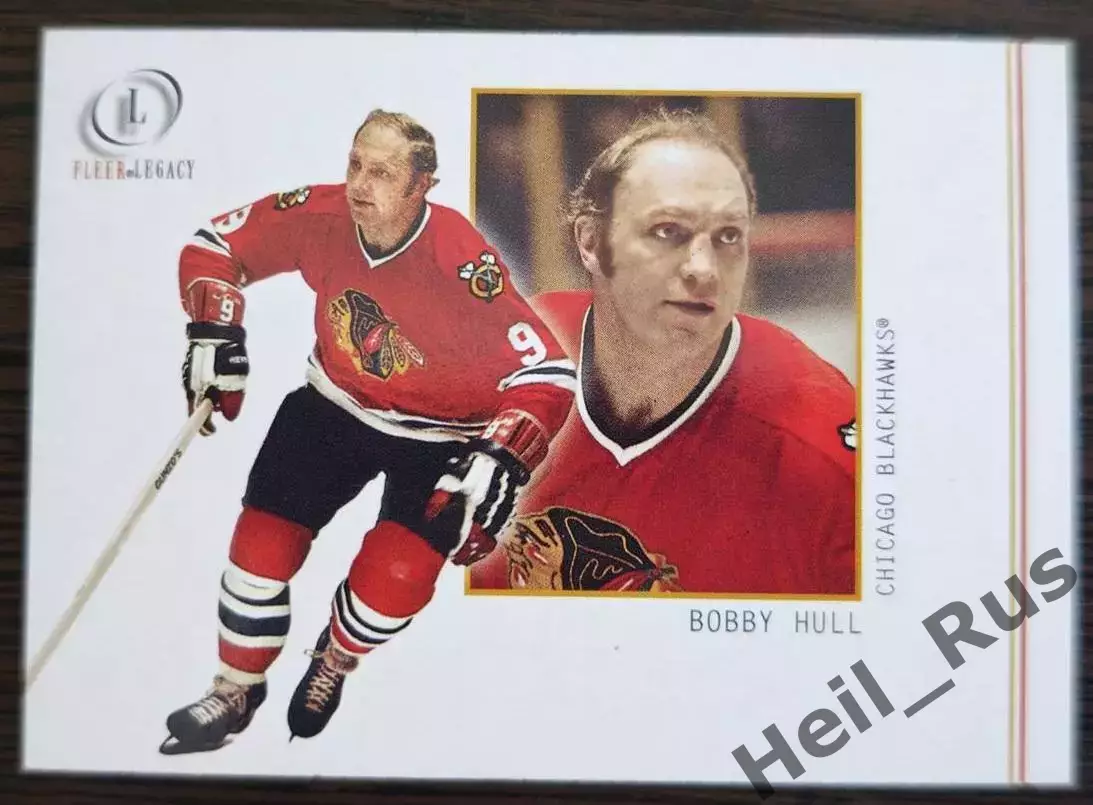 Хоккей Карточка Bobby Hull/Бобби Халл Chicago Blackhawks/Чикаго Блэкхокс NHL НХЛ