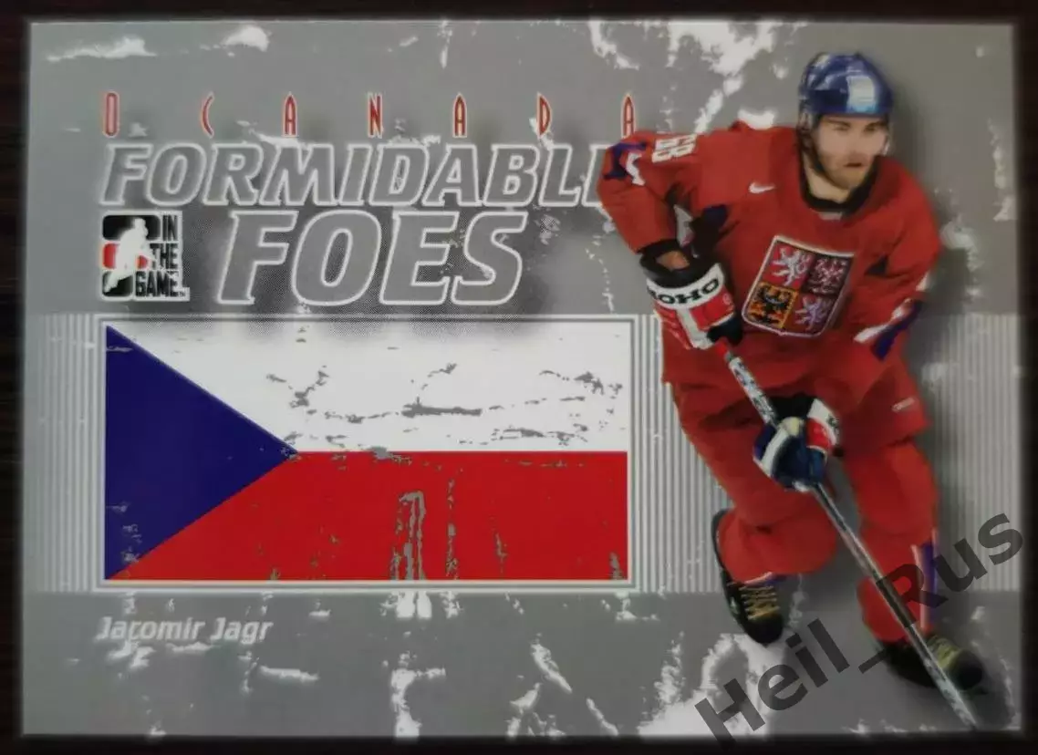 Хоккей. Карточка Jaromir Jagr/Яромир Ягр (Чехия, Авангард Омск) НХЛ/NHL/КХЛ 2007