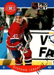 Хоккей; Карточка Stephan Lebeau/Стефан Лебо Montreal Canadiens/Монреаль НХЛ/NHL