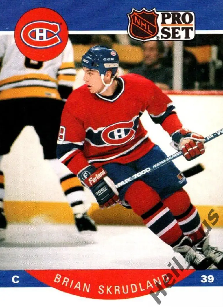 Карточка Brian Skrudland/Брайан Скрудланд (Montreal Canadiens/Монреаль) НХЛ/NHL