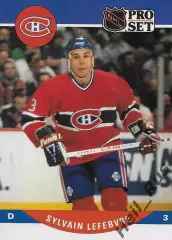 Карточка Sylvain Lefebvre/Сильван Лефевр (Montreal Canadiens/Монреаль) НХЛ/NHL