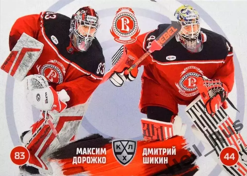 Карточка Максим Дорожко/Дмитрий Шикин Витязь Московская область КХЛ/KHL 2024/25