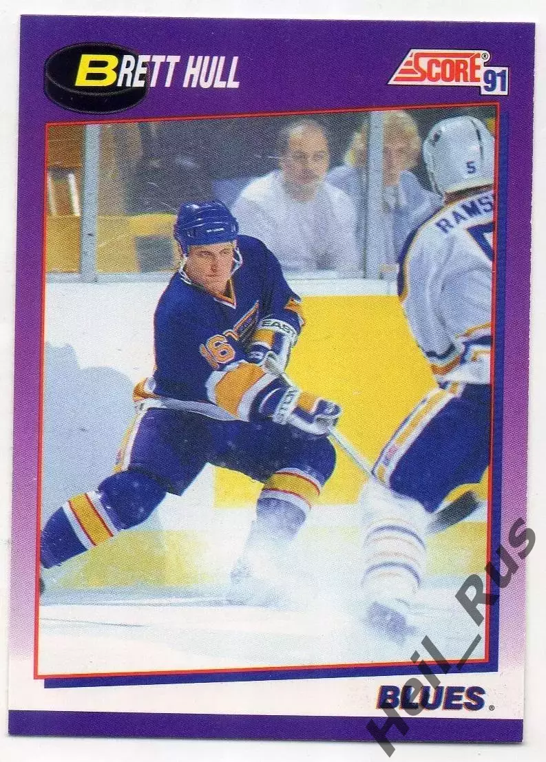 Хоккей. Карточка Brett Hull/Бретт Халл (St. Louis Blues/Сент-Луис Блюз) НХЛ, NHL