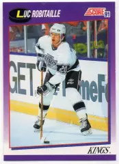 Хоккей. Карточка Luc Robitaille/Люк Робитайл (Kings/Лос-Анджелес Кингз) НХЛ/NHL