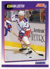Карточка Brian Leetch/Брайан Лич (New York Rangers/Нью-Йорк Рейнджерс) NHL - НХЛ