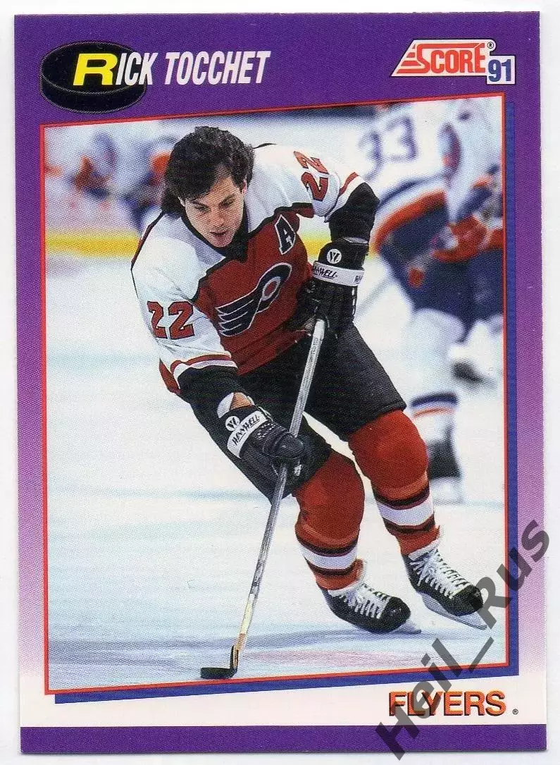 Карточка Rick Tocchet/Рик Токкет Philadelphia Flyers/Филадельфия Флайерз NHL/НХЛ