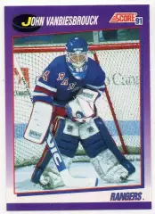 Карточка John Vanbiesbrouck/Джон Ванбисбрук (New York Rangers/Рейнджерс) NHL/НХЛ