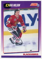 Карточка Doug Wilson/Дуг Уилсон (Chicago Blackhawks/Чикаго Блэкхокс) НХЛ/NHL