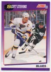 Карточка Scott Stevens / Скотт Стивенс (St. Louis Blues/Сент-Луис Блюз) НХЛ/NHL