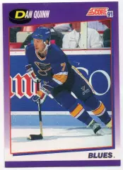Хоккей. Карточка Dan Quinn/Дэн Куинн (St. Louis Blues/Сент-Луис Блюз) НХЛ/NHL