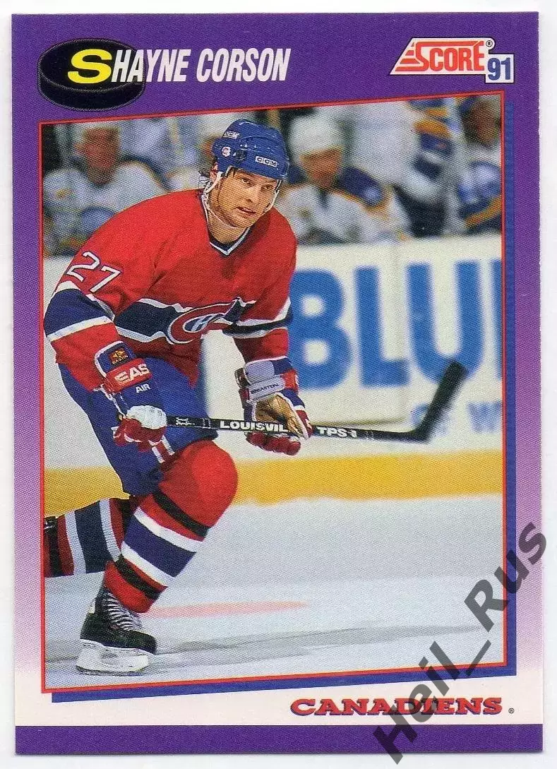 Карточка Shayne Corson/Шейн Корсон Montreal Canadiens/Монреаль Канадиенс НХЛ/NHL