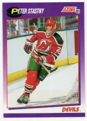 Карточка Peter Stastny/Петер Штястны New Jersey Devils/Нью-Джерси Девилз НХЛ NHL