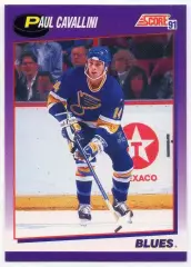 Карточка Paul Cavallini/Пол Каваллини (St. Louis Blues/Сент-Луис Блюз) НХЛ/NHL