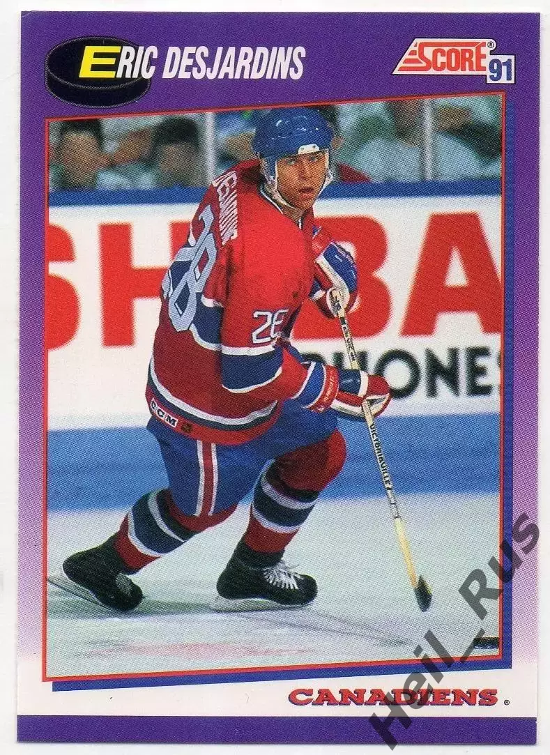 Хоккей. Карточка Эрик Дежарден (Montreal Canadiens/Монреаль Канадиенс) НХЛ/NHL