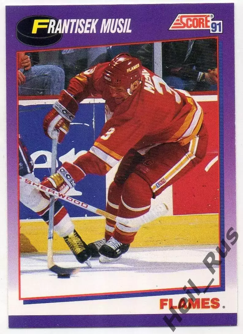 Карточка Frantisek Musil/Франтишек Мусил (Calgary Flames/Калгари Флэймз) НХЛ/NHL