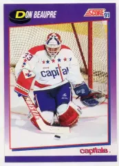 Карточка Don Beaupre/Дон Бопре (Washington Capitals/Вашингтон Кэпиталз) NHL/НХЛ
