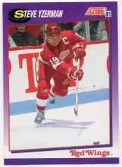 Карточка Steve Yzerman/Стив Айзерман Detroit Red Wings/Детройт Ред Уингз НХЛ-NHL