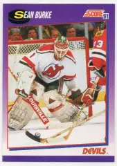 Хоккей Карточка Sean Burke/Шон Бурк New Jersey Devils/Нью-Джерси Девилз НХЛ/NHL