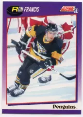 Карточка Ron Francis/Рон Фрэнсис Pittsburgh Penguins/Питтсбург Пингвинз, НХЛ/NHL