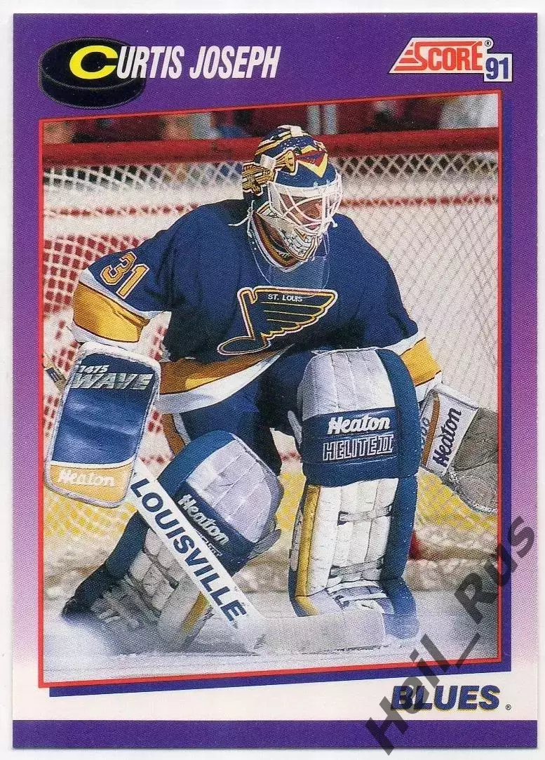 Карточка Curtis Joseph / Кертис Джозеф (St. Louis Blues/Сент-Луис Блюз) НХЛ/NHL