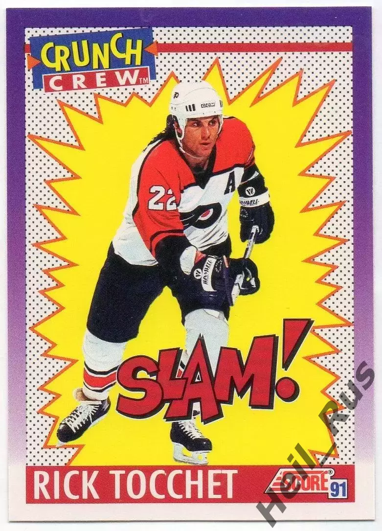Карточка Rick Tocchet/Рик Токкет Philadelphia Flyers/Филадельфия Флайерз NHL/НХЛ