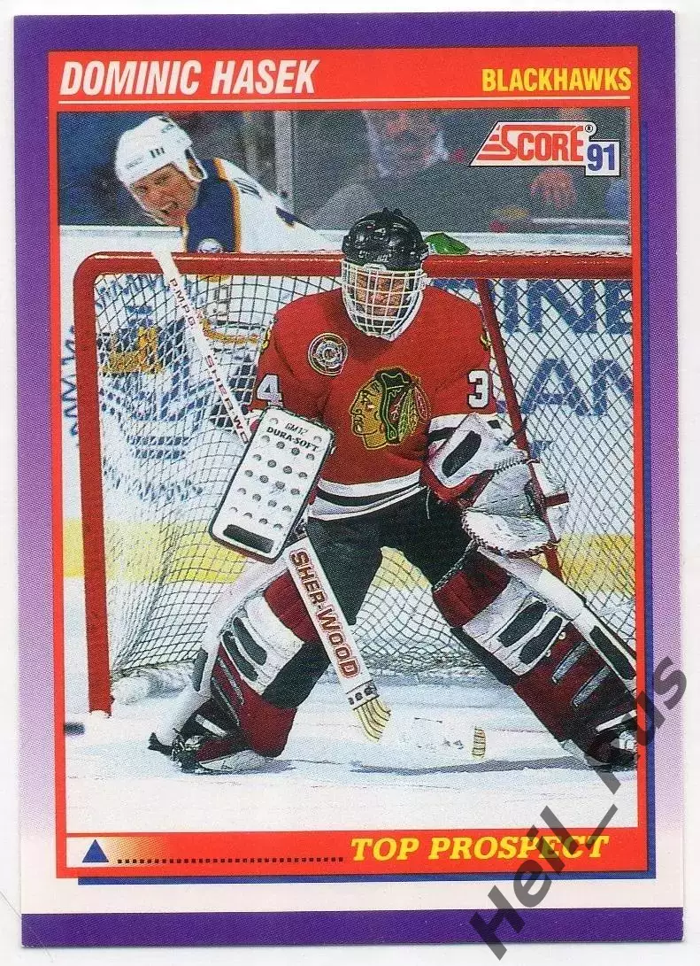 Карточка Доминик Гашек (Chicago Blackhawks/Чикаго Блэкхокс, Спартак) НХЛ/NHL/КХЛ