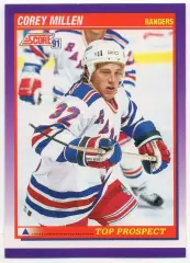Карточка Corey Millen/Кори Миллен (New York Rangers/Нью-Йорк Рейнджерс) НХЛ/NHL