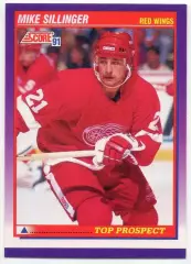 Хоккей Карточка Mike Sillinger/Майк Силлинджер Detroit Red Wings/Детройт НХЛ NHL