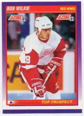 Хоккей Карточка Bob Wilkie/Боб Уилки Detroit Red Wings/Детройт Ред Уингз НХЛ/NHL