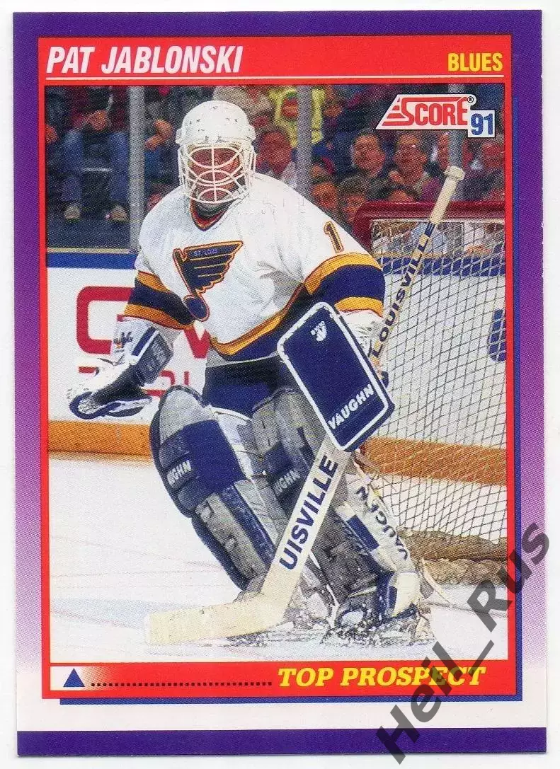 Хоккей Карточка Pat Jablonski/Пэт Яблонски St Louis Blues/Сент-Луис Блюз НХЛ/NHL