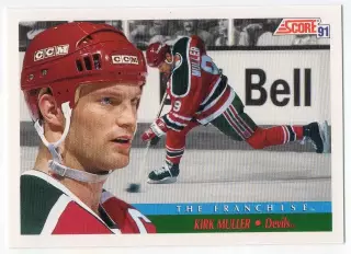 Карточка Kirk Muller/Кирк Мюллер (New Jersey Devils/Нью-Джерси Девилз) НХЛ / NHL