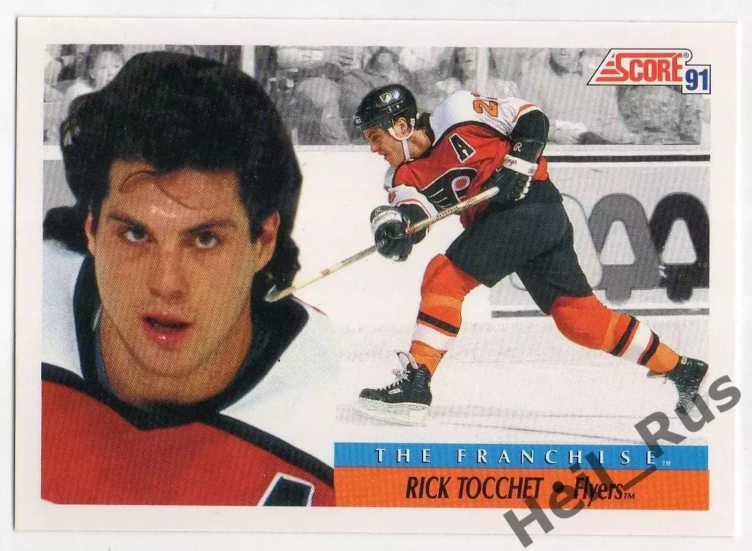 Карточка Rick Tocchet/Рик Токкет Philadelphia Flyers/Филадельфия Флайерз NHL НХЛ