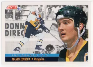 Хоккей Карточка Mario Lemieux/Марио Лемье Pittsburgh Penguins/Питтсбург НХЛ-NHL