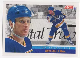 Хоккей. Карточка Brett Hull/Бретт Халл (St. Louis Blues/Сент-Луис Блюз) НХЛ, NHL