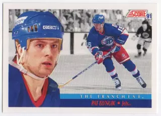 Хоккей Карточка Pat Elynuik/Пэт Элиньюк (Winnipeg Jets/Виннипег Джетс) НХЛ / NHL
