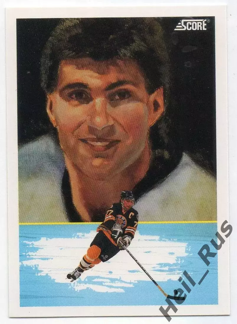 Хоккей Карточка Ray Bourque/Рэй Бурк Boston Bruins/Бостон Брюинз NHL/НХЛ 1991/92
