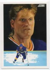 Хоккей; Карточка Brett Hull/Бретт Халл (St. Louis Blues/Сент-Луис Блюз) НХЛ, NHL