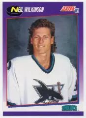 Карточка Neil Wilkinson / Нил Уилкинсон (San Jose Sharks/Сан-Хосе Шаркс) НХЛ/NHL